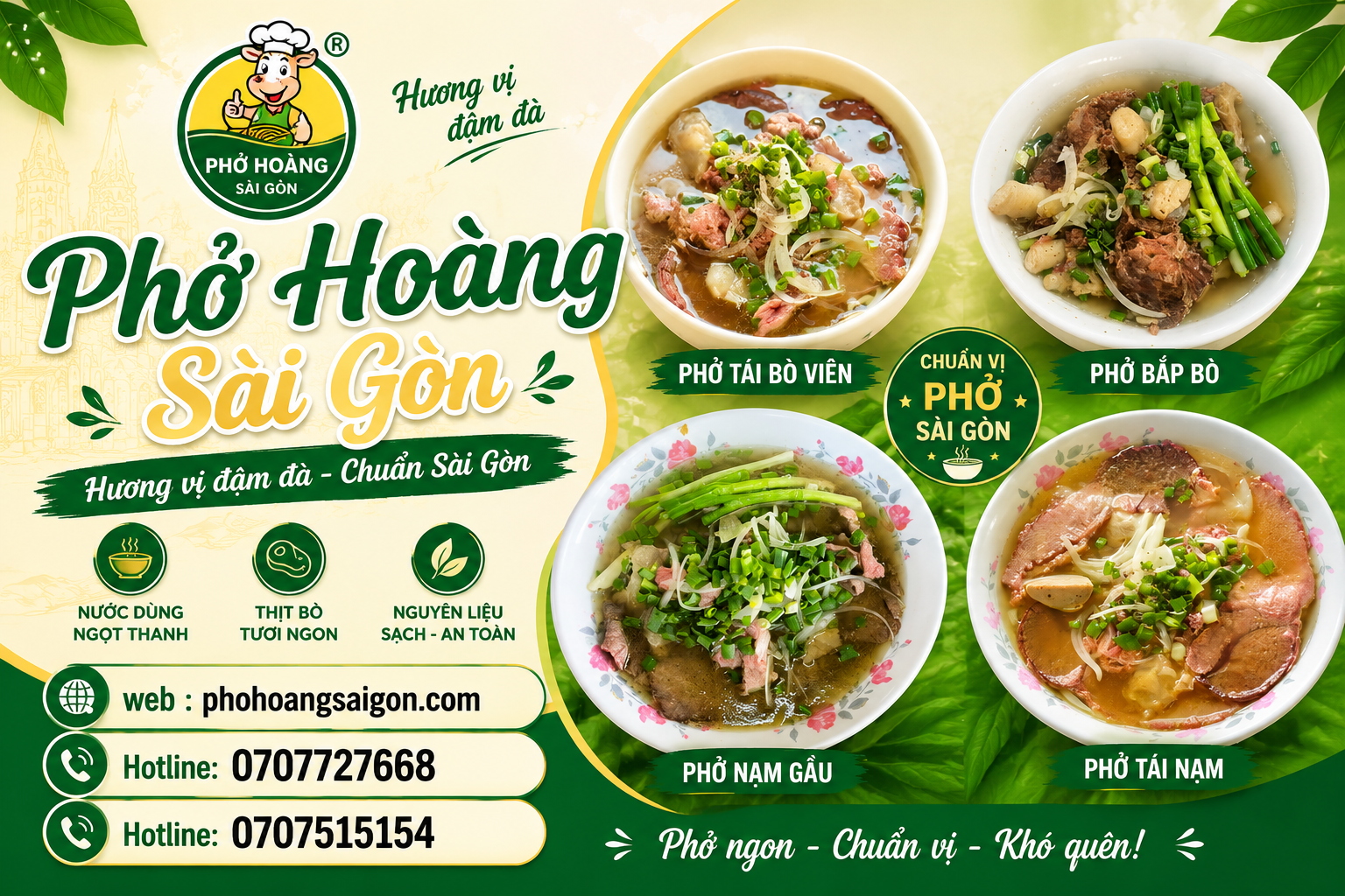 Quán phở ngon Bình Chánh