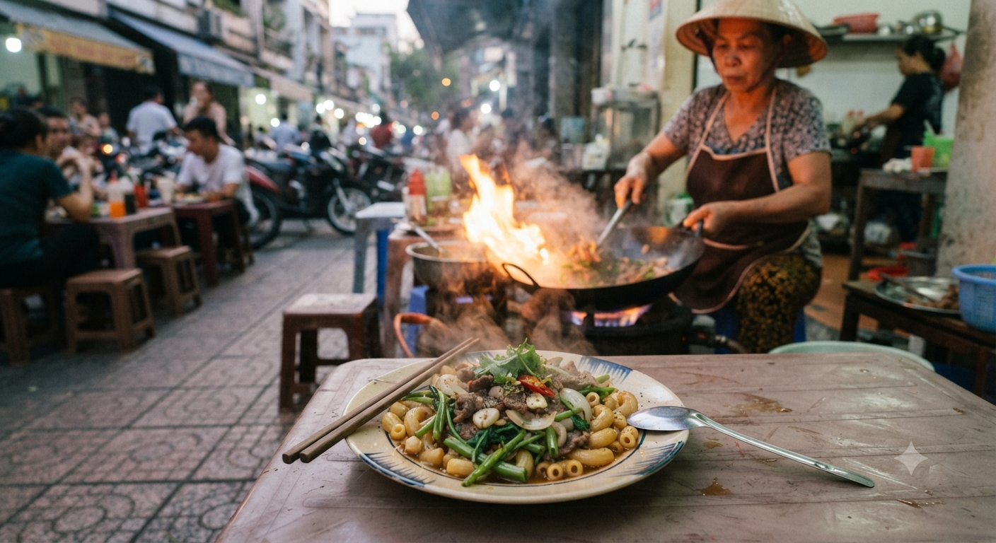 Nguồn gốc và định nghĩa nui xào bò là món gì trong ẩm thực Việt